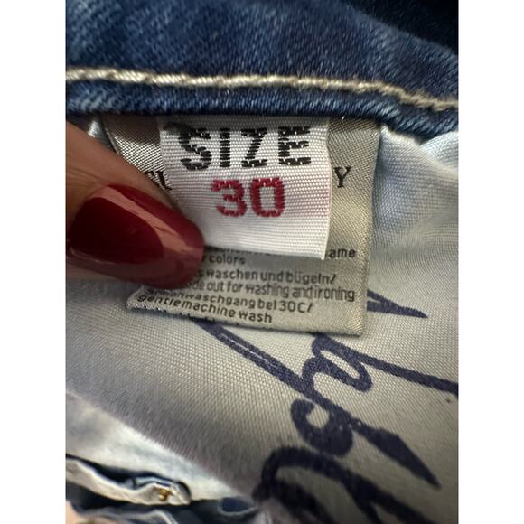 Super Skinny sequin embroidered jeans size 30 - Picture 4 of 13